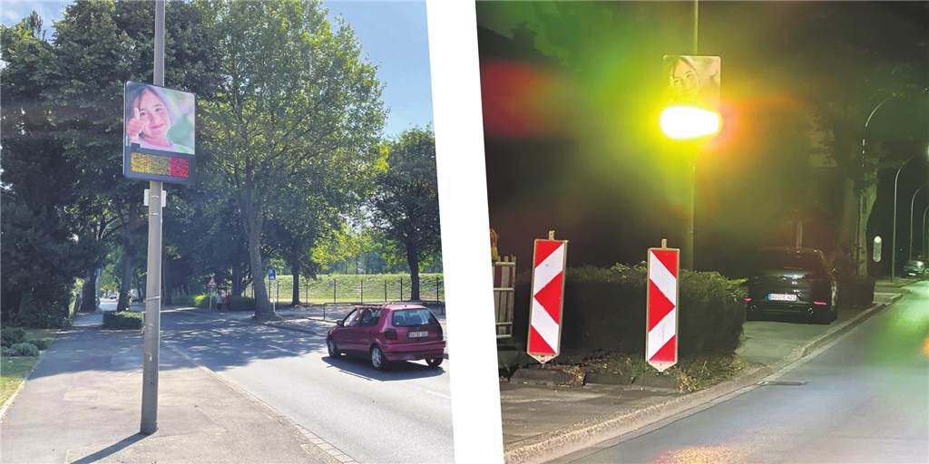 Tempo-Anzeigen in Dortmund spielen verrückt und blenden Autofahrer Tempo-Displays im Dortmunder Westen leuchten fehlerhaft