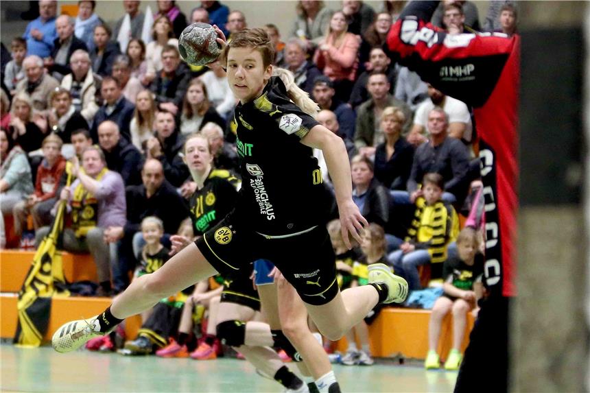 BVB-Frauen verpassen die Überraschung gegen Bietigheim Übernahm viel Verantwortung: Alina Grijseels.