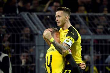 Überragendes Duo gegen Nürnberg: Marco Reus und Jacob Bruun Larsen.