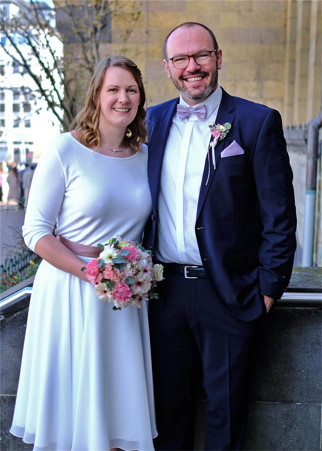 Hochzeitspaar Teresa Boelker und Dominik Weichert