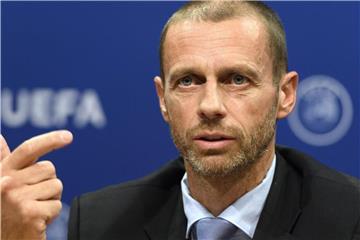 UEFA-Präsident Aleksander Ceferin. Foto: Laurent Gillieron/KEYSTONE