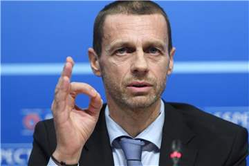 UEFA-Präsident Aleksander Ceferin führt in der Champions League den Videobeweis ein. Foto: Martial Trezzini/KEYSTONE
