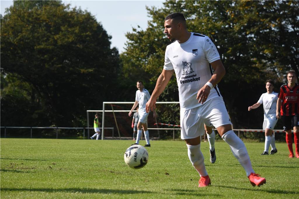Nordkirchener Neuzugang hat jetzt schon wertvolle Vorlagen gegeben Ufuk Ekincier war im Derby gegen Lüdinghausen am spielentscheidenden Moment beteiligt.