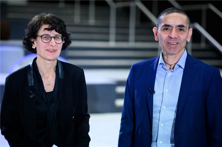 Die unglaubliche Geschichte von Ugur Sahin und Özlem Türeci Ugur Sahin und seine Frau Özlem Türeci, die Gründer des Mainzer Corona-Impfstoff-Entwicklers Biontech.