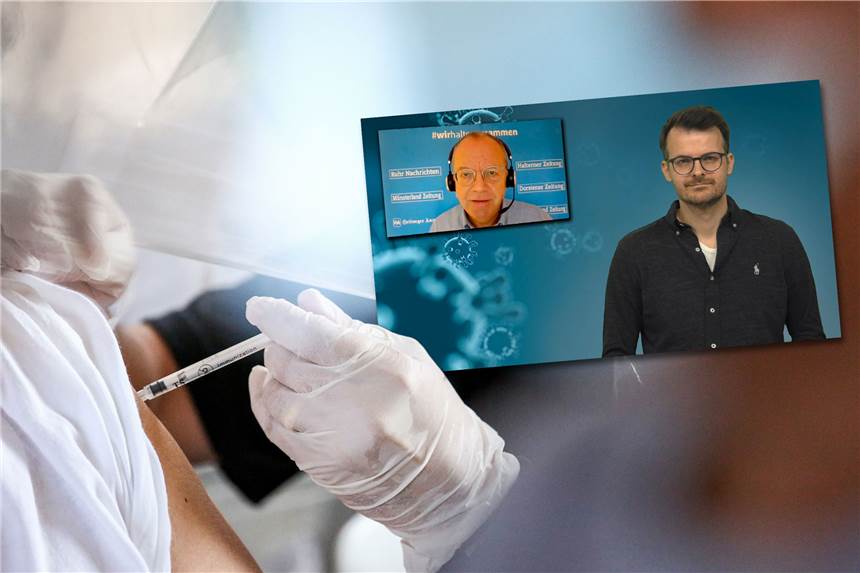 Video-Gespräch zu Kontaktbeschränkungen: Wann die Impfpflicht frühestens kommen kann Ulrich Breulmann (l.) und Jens Ostrowski im Gespräch zu den geplanten verschärften Kontaktbeschränkungen.