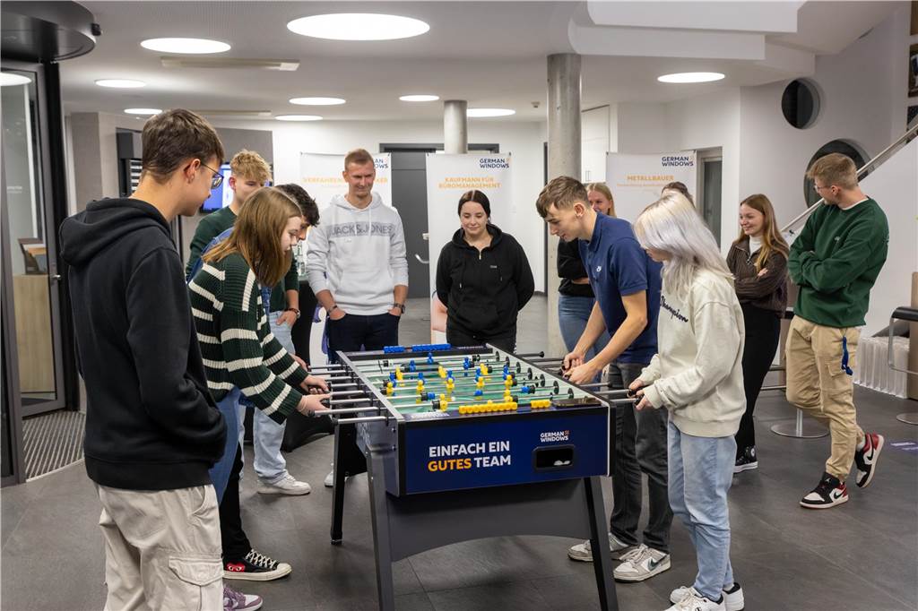Kickerturnier bei der Nacht der Ausbildung