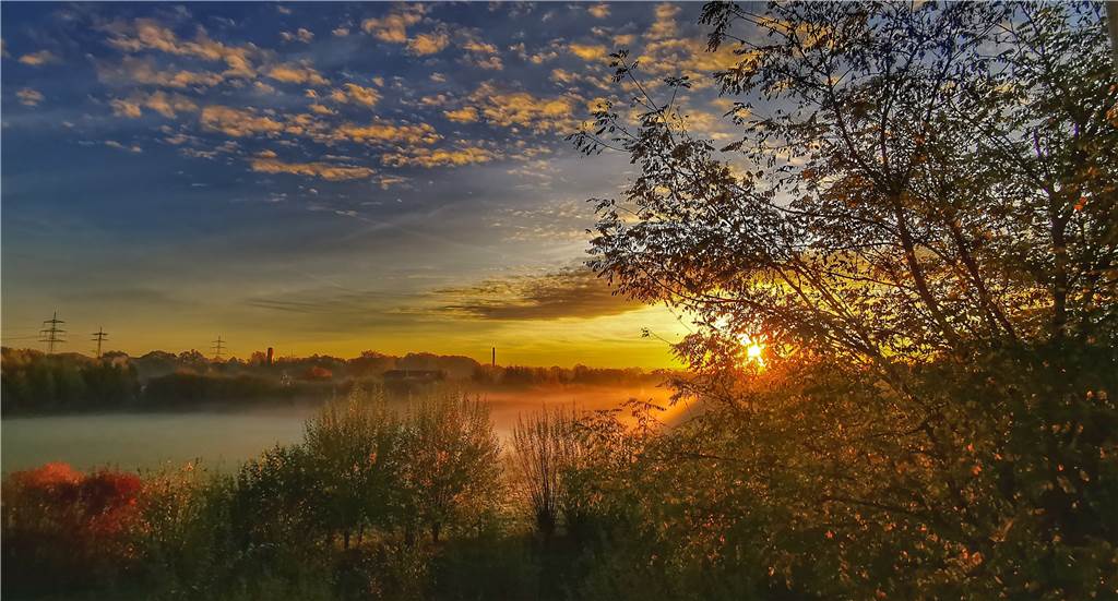 Sonnenuntergang über Schwerte