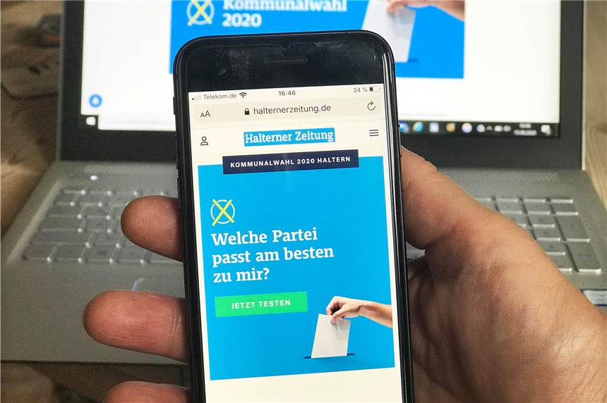 Alle Informationen zur Kommunalwahl am Sonntag in Haltern Unentschlossene können sich über unseren Wahlhelfer informieren.