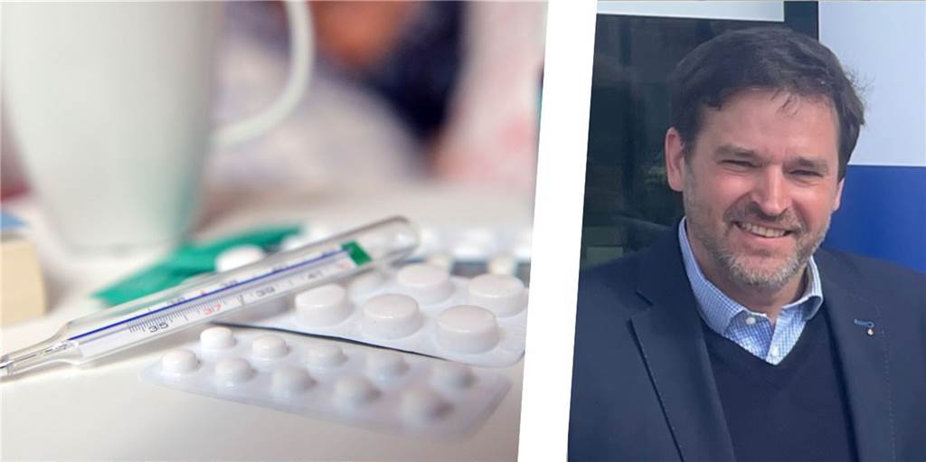 Hausarzt zu Erkältungswelle in Lünen: „Betroffene sind länger krank“ Grippetabletten und Hausarzt Dr. Martin Sobottka