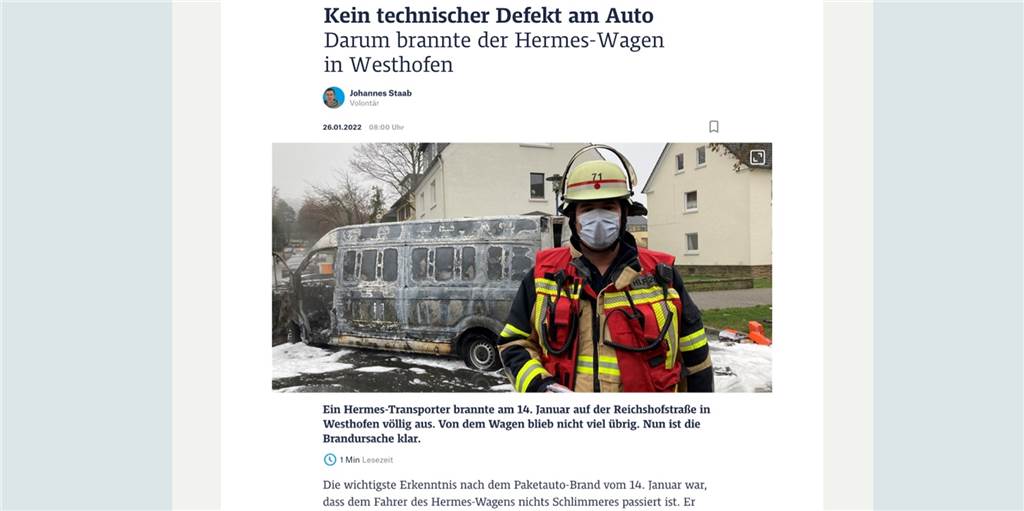 Die Dorstener Zeitung im neuen Look: Wie gefällt Ihnen das neue Design? Screenshot unsere neuen Artikeldesigns.