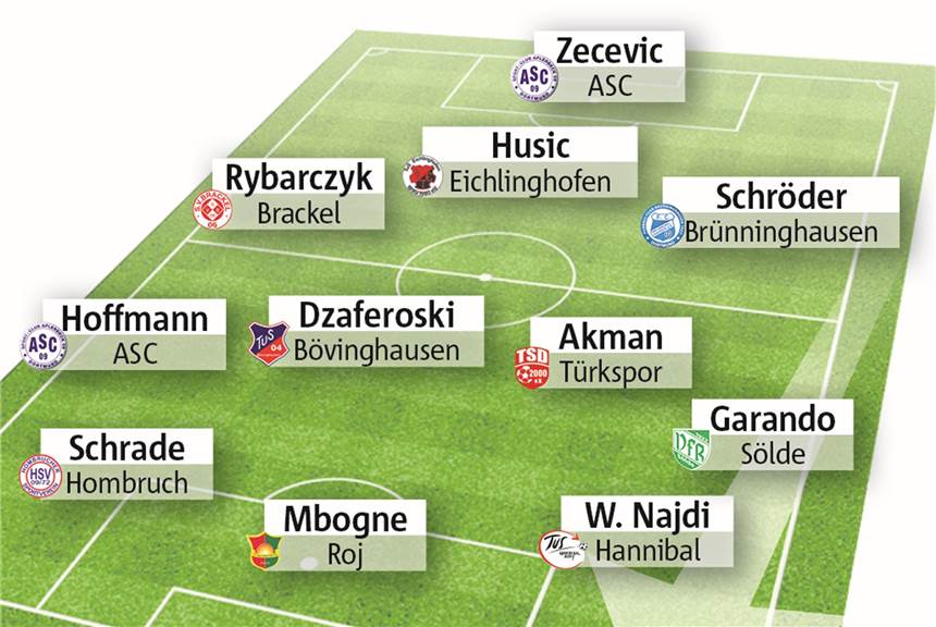 Wählen Sie Dortmunds Spieler des Spieltags Unser Team der Woche