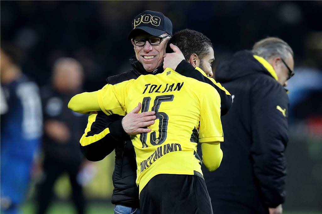 Jeremy Toljan beim BVB: Ein Missverständnis, das niemand kommen sah Unter Peter Stöger stand Toljan zehnmal hintereinander in der Startelf.