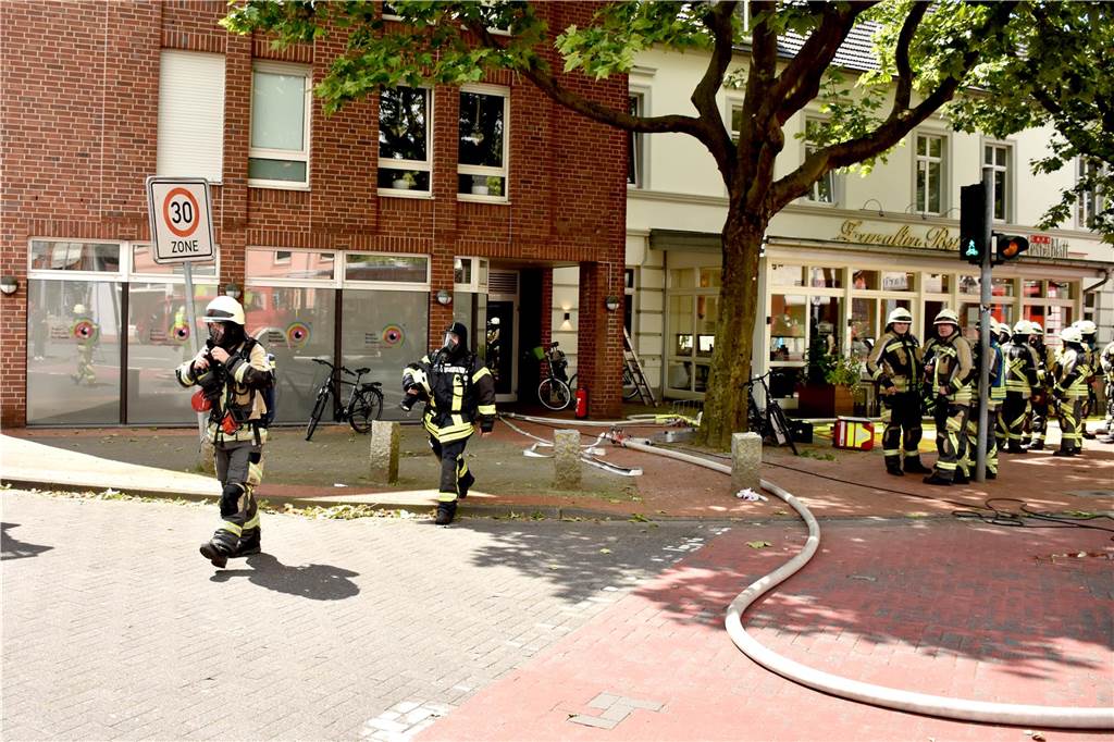 Feuerwehreinsatz am Domhof