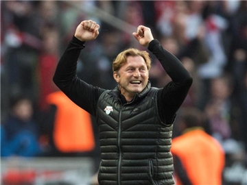 Unter Trainer Ralf Hasenhüttl brach Leipzig zahlreiche Rekorde. Foto: Soeren Stache