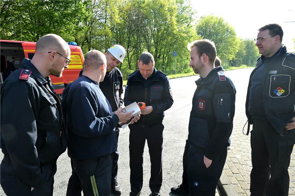 Unzählige Einsatzkräfte waren bei der Großübung auf dem Gelände des Trianel-Kraftwerkes in Lünen im Einsatz.