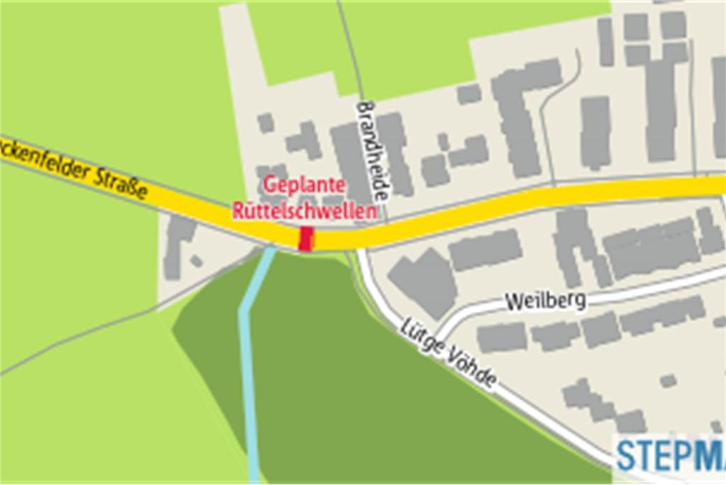 Kampf gegen Raser: Anwohner in Dortmund setzen sich gegen die Stadt durch Ursprünglich sollten die Rüttelschwellen in beiden Fahrtrichtungen installiert werden. Nun werden sie nur noch auf einer Straßenseite (aus Richtung Bövinghausen) und noch etwas weiter westlich angebracht.