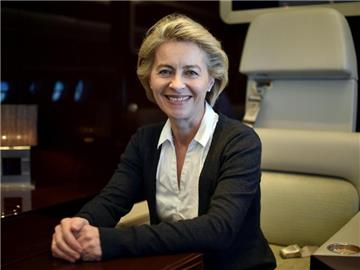 Ursula von der Leyen im Interview: "Ja, ich bin sehr gerne Verteidigungsministerin." Foto: Britta Pedersen