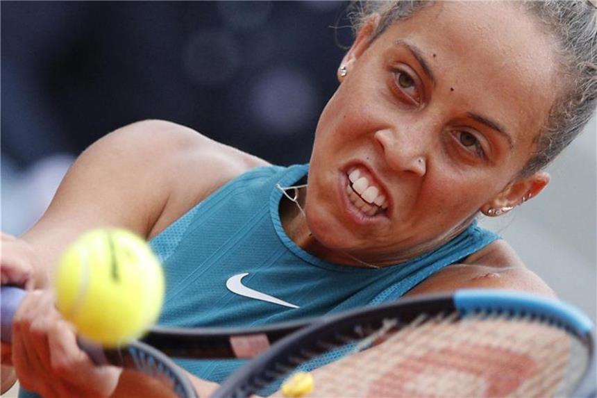 Amerikanerinnen Stephens und Keys in Paris im Halbfinale US-Amerikanerin Madison Keys steht nach ihrem Erfolg gegen die Kasachin Julia Putinzeva als Halbinal-Teilnehmerin fest. Foto: C. Ena/AP