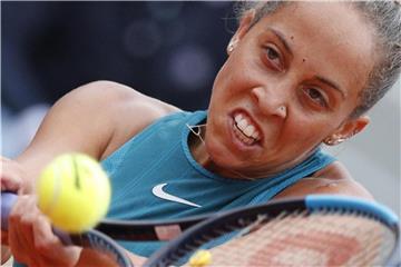 US-Amerikanerin Madison Keys steht nach ihrem Erfolg gegen die Kasachin Julia Putinzeva als Halbinal-Teilnehmerin fest. Foto: C. Ena/AP