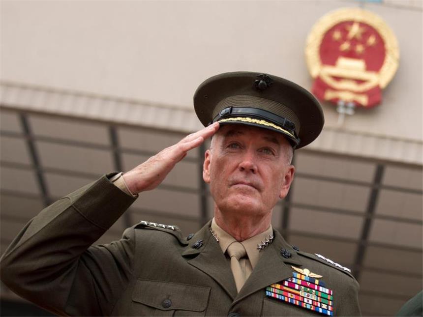 Südkoreas Präsident: Nordkorea nähert sich "roter Linie" US-Generalstabschef Joseph Dunford in Peking. Foto: Dominique A. Pineiro