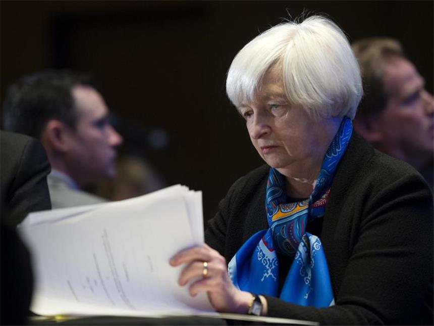 Fachwelt erwartet Leitzins-Anhebung der US-Notenbank US-Notenbankchefin Janet Yellen steht für einen vorsichtigen Kurs, um die Märkte nicht in Turbulenzen zu bringen. Foto: Cliff Owen