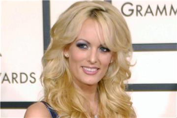 US-Pornodarstellerin Stormy Daniels 2008 bei den Grammy Awards. Foto: Chris Pizzello