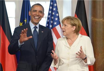 US Präsident Barack Obama und Bundeskanzlerin Angela Merkel (CDU) haben einige Themen der in zwei Wochen stattfindenden Geberkonferenz am Donnerstag am Telefon besprochen. 