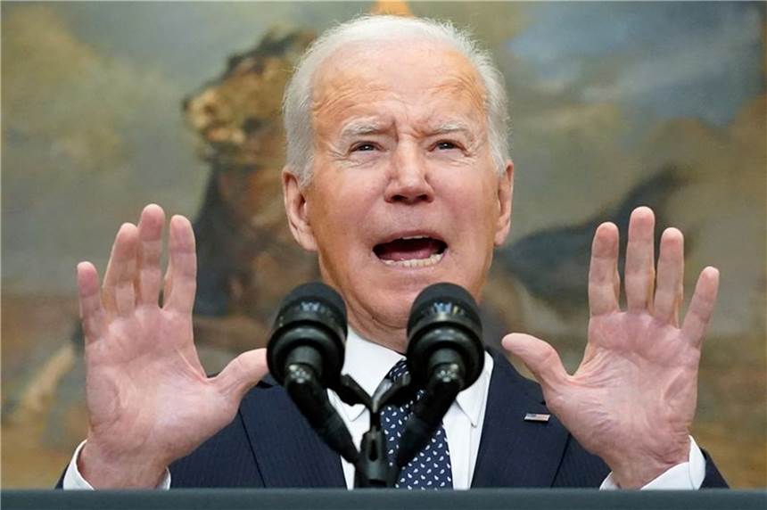 Biden ist „überzeugt“: Russland wird Ukraine angreifen US-Präsident Biden spricht von einem russischen Einmarsch in der Ukraine schon in der kommenden Woche.