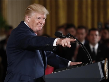 US-Präsident Donald Trump hofft, seinen gerichtlich verhinderten Einreisestopp doch noch durchzubringen. Foto: Carolyn Kaster