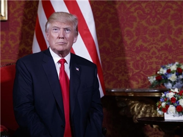 US-Präsident Donald Trump spricht in Warschau über Sicherheitsfragen. Foto: Evan Vucci