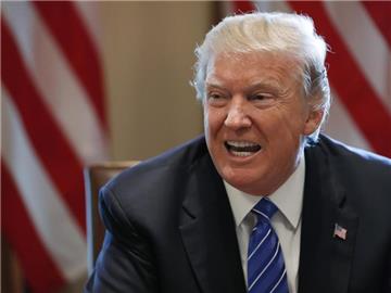 US-Präsident Donald Trump vergangene Woche bei einem Auftritt im Weißen Haus. Foto: Alex Brandon