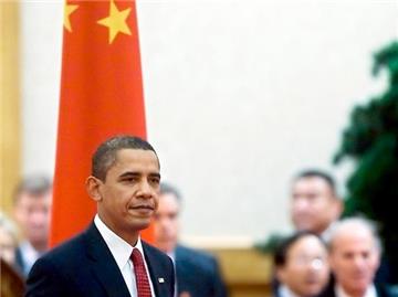 US-Präsident Obama im November 2009 während eines Besuchs in Peking.