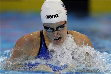 US-Schwimmerin wurde für zwei Jahre gesperrt. Foto: Patrick B. Kraemer/EPA