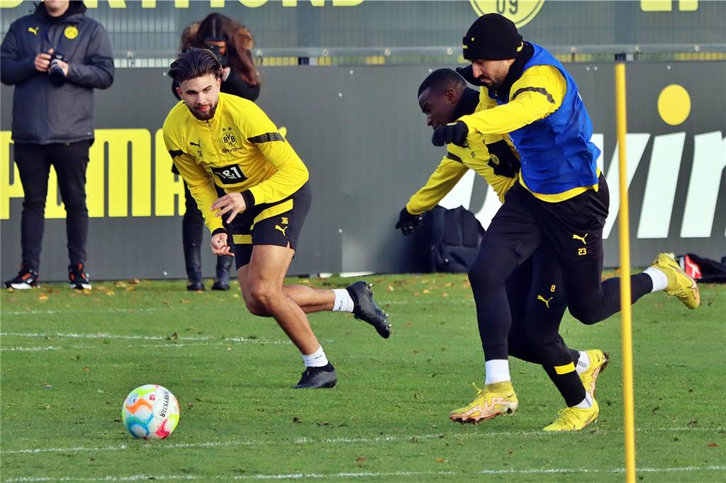 Die Bilder des BVB-Trainings am 7. Dezember.