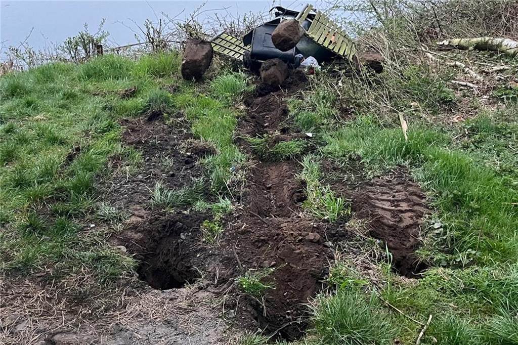Vandalismus am Hullerner Stausee in Haltern