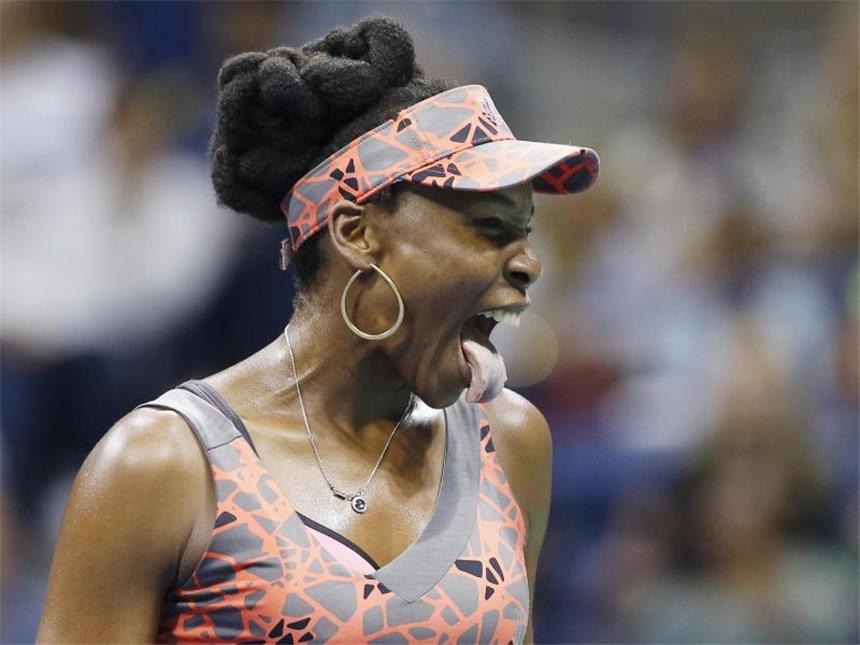 Zwei Generationen US-Tennis: Williams vs. Stephens Venus Williams erreichte bei den US Open das Halbfinale. Foto: Kathy Willens