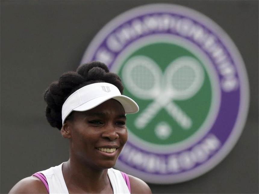 Wimbledon-Aus für Witthöft - Deutsches Trio noch dabei Venus Williams hat das Achtelfinale von Wimbledon erreicht. Foto: Tim Ireland