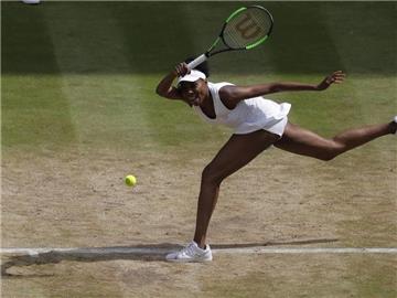 Venus Williams spielt ihr neuntes Wimbledon-Finale. Foto: Alastair Grant