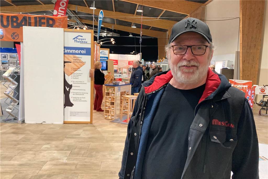 Tausende bei der Handwerkermesse: Das sind die Tipps zum Energiesparen Veranstalter Rainer Zinke ist zufrieden.