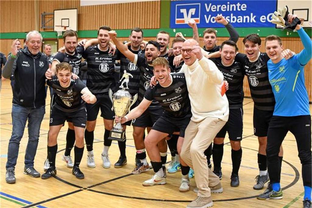 Spannende Turniere in sechs Städten: So schlugen sich die Favoriten bei den Stadtmeisterschaften Verdienter Hallenstadtmeister 2024: der SV Dorsten-Hardt.