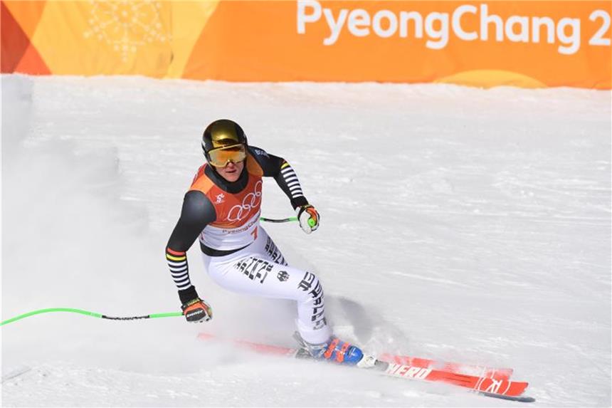 Dreßen bleibt in Abfahrt ohne Medaille - Triumph für Svindal Verpasste bei der Abfahrt eine olympische Medaille: Thomas Dreßen. Foto: Tobias Hase