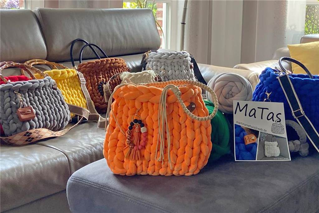 Martina Niehuis mischt mit ihrem Taschenlabel „MaTas“ die Modewelt auf Verschiedene Designs und Farben - Martina Niehuis lässt Kreativität walten beim Erstellen ihrer Taschen.