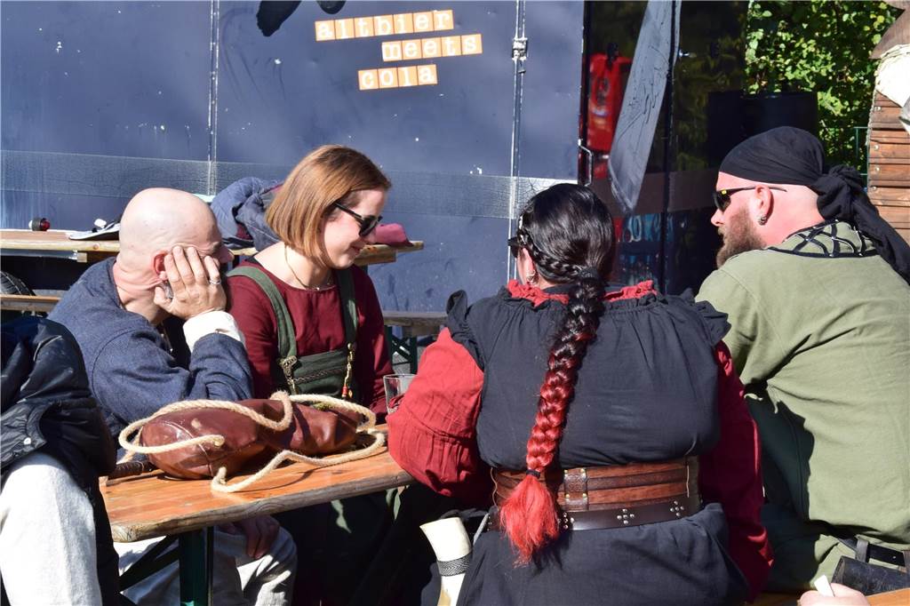 Verschiedene Gruppen stellten bei der 9. SEErenade am Silbersee II in Haltern das Leben der Wikinger nach. Die schöne Kulisse und das herrliche Wetter sorgten dafür, dass das Event auf große Resonanz stieß.