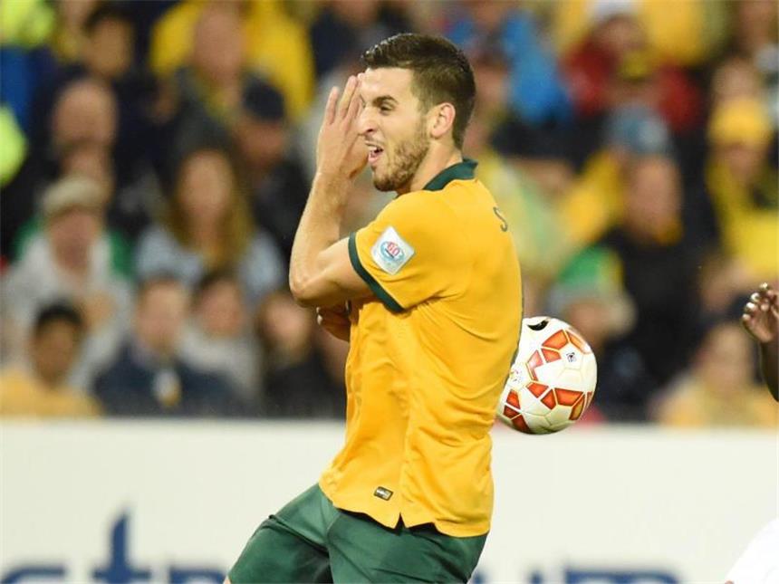 Australien ohne Spiranovic gegen DFB-Auswahl Verteidiger Matthew Spiranovic fehlt verletzt dem australischen Team. Foto: Paul Miller