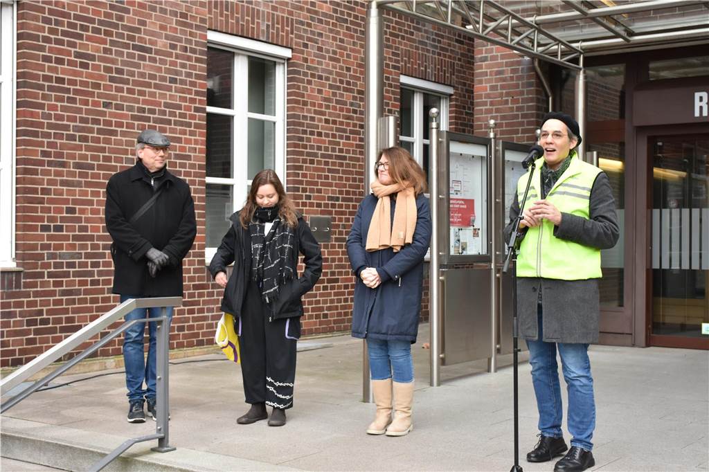 Demonstration "Ahaus bleibt bunt"
