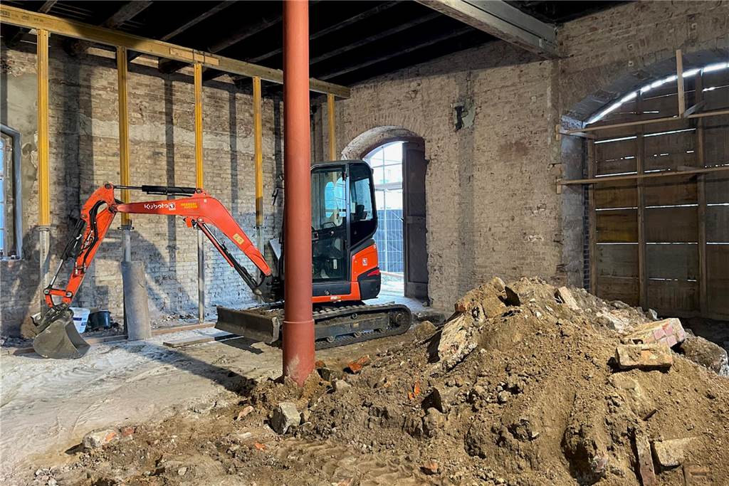 Viel Arbeit hatten die Handwerker. Am 29. April soll die Event-Location eröffnet werden.