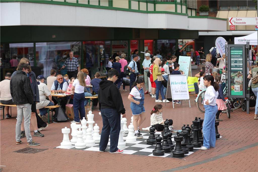 Viele Aktionen und Informationen gab es beim dritten Drahtesel- und Frühlingsmarkt in der Lüner Innenstadt.