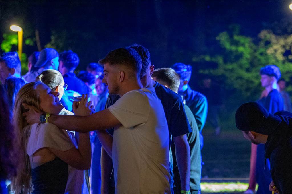 Viele Besucher haben zusammen in Selm in den Mai getanzt.