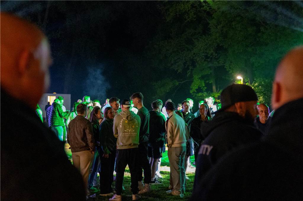 Viele Besucher haben zusammen in Selm in den Mai getanzt.