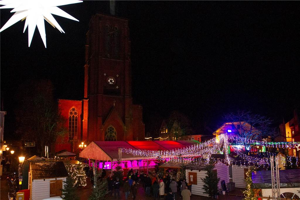 Ein Blick über den Nikolausmarkt
